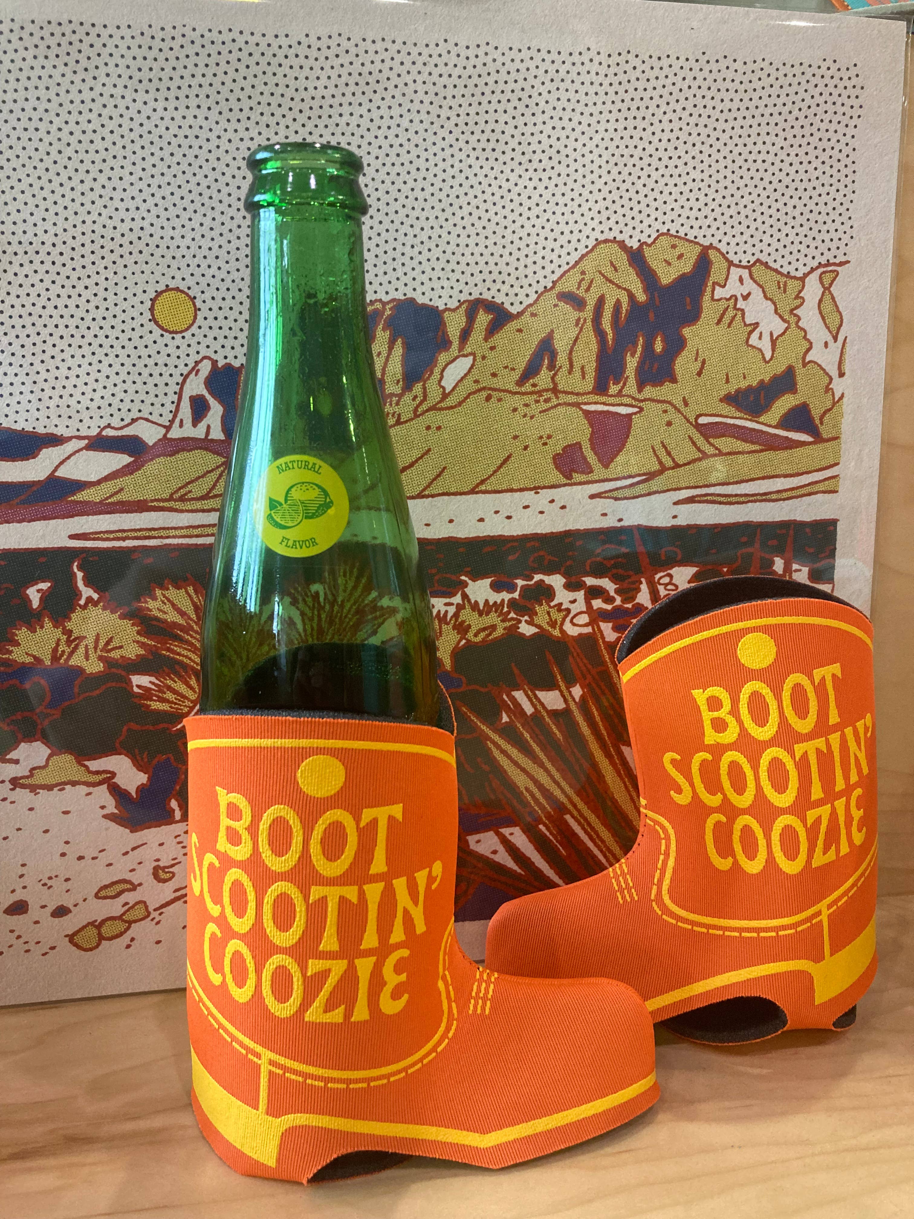 Caroline Clark - Boot Scootin' Coozie: Brown/Gold