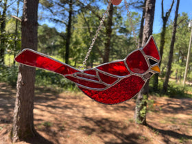 Oh My Sweetie - Cardinal Stained Glass - 0