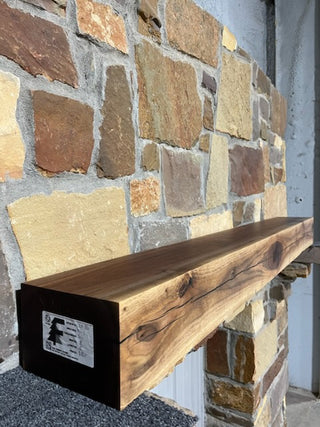 Walnut Fireplace Mantel