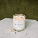 Apples + Maple Bourbon Glass Tumbler Soy Candle-3