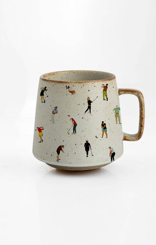 Artsy Em - Fairway Harmony Stoneware Mug: No Coasters