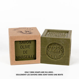 Au Savon de Marseille - Marseille Soap Cube - Pure Olive: 300g