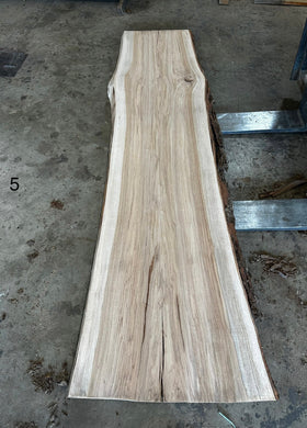 Unfinished Live Edge Pecan Slab
