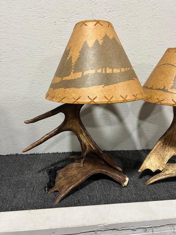 Moose Antler Table Lamp