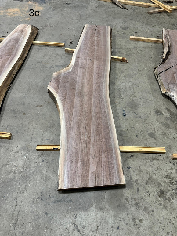 Unfinished Live Edge Walnut Slab (ULES-2906)
