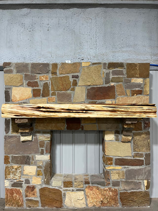 Live Edge Cedar Fireplace Mantel