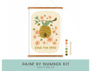 Breathe People - Save the Bees Paint-by-Number Kit for Kids: Kit + Magnetic Frame-1