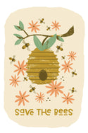 Breathe People - Save the Bees Paint-by-Number Kit for Kids: Kit + Magnetic Frame