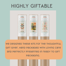 Breathe People - Zebra Family Paint-by-Number Kit for Kids: Kit + Magnetic Frame - 0