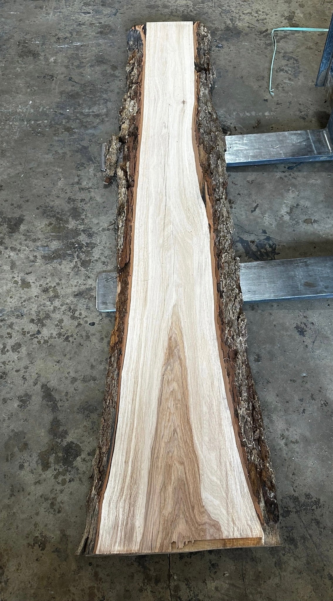 Unfinished Live Edge Pecan Slab (ULES-2354)