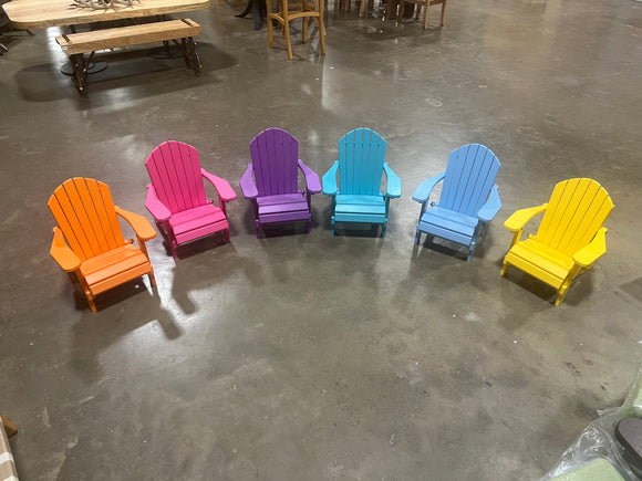 Outdoor Folding Adirondack Childrens Chair