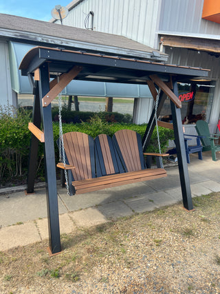 Outdoor A-Frame Canopy Swing
