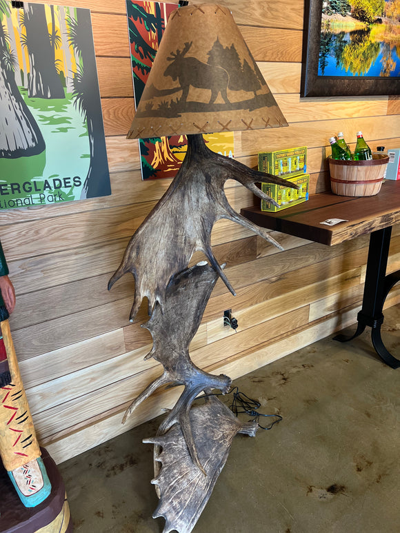 Moose Antler Floor Lamp