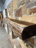 Live Edge Walnut Fireplace Mantel