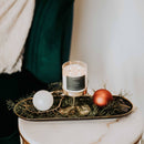 Calyan Wax Co. - Fir + Clove - Clear Glass Tumbler Soy Candle-9