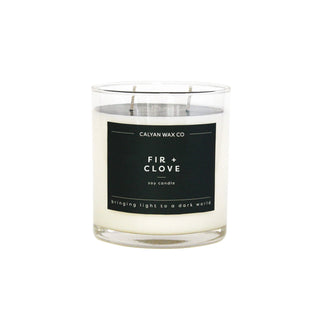 Glass Tumbler Soy Candle - Fir/Clove - Limited Edition