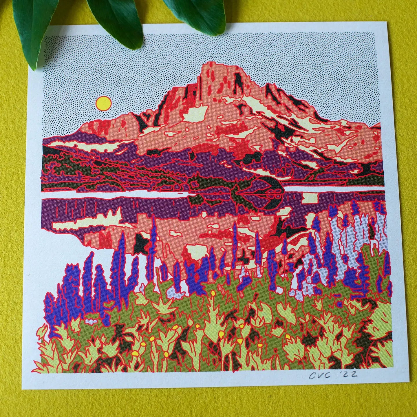 Caroline Clark - Desert Mountain #28 12 x 12 - 0