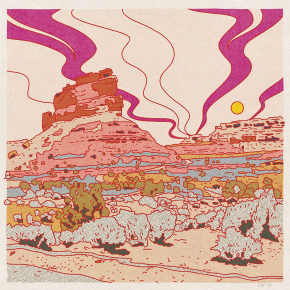 Caroline Clark - Desert Mountain #41 Print: 12"x12"