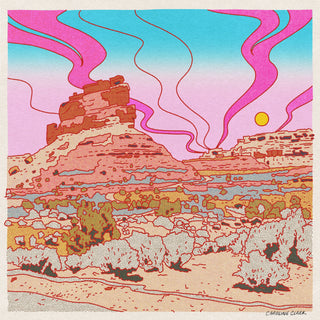 Caroline Clark - Desert Mountain Puzzle by Caroline Clark