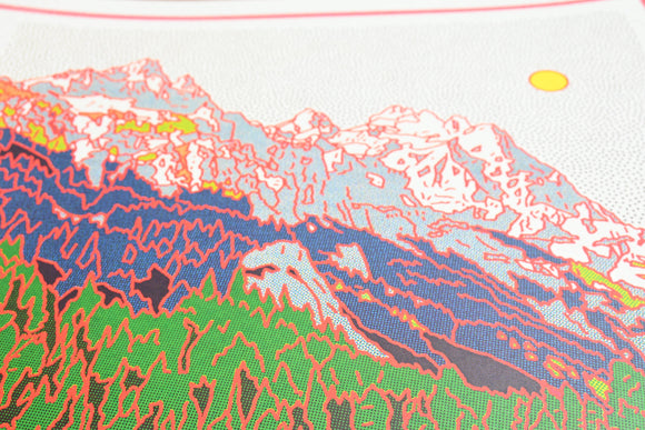 Caroline Clark - Grand Teton National Park 18"x24" Screen Print