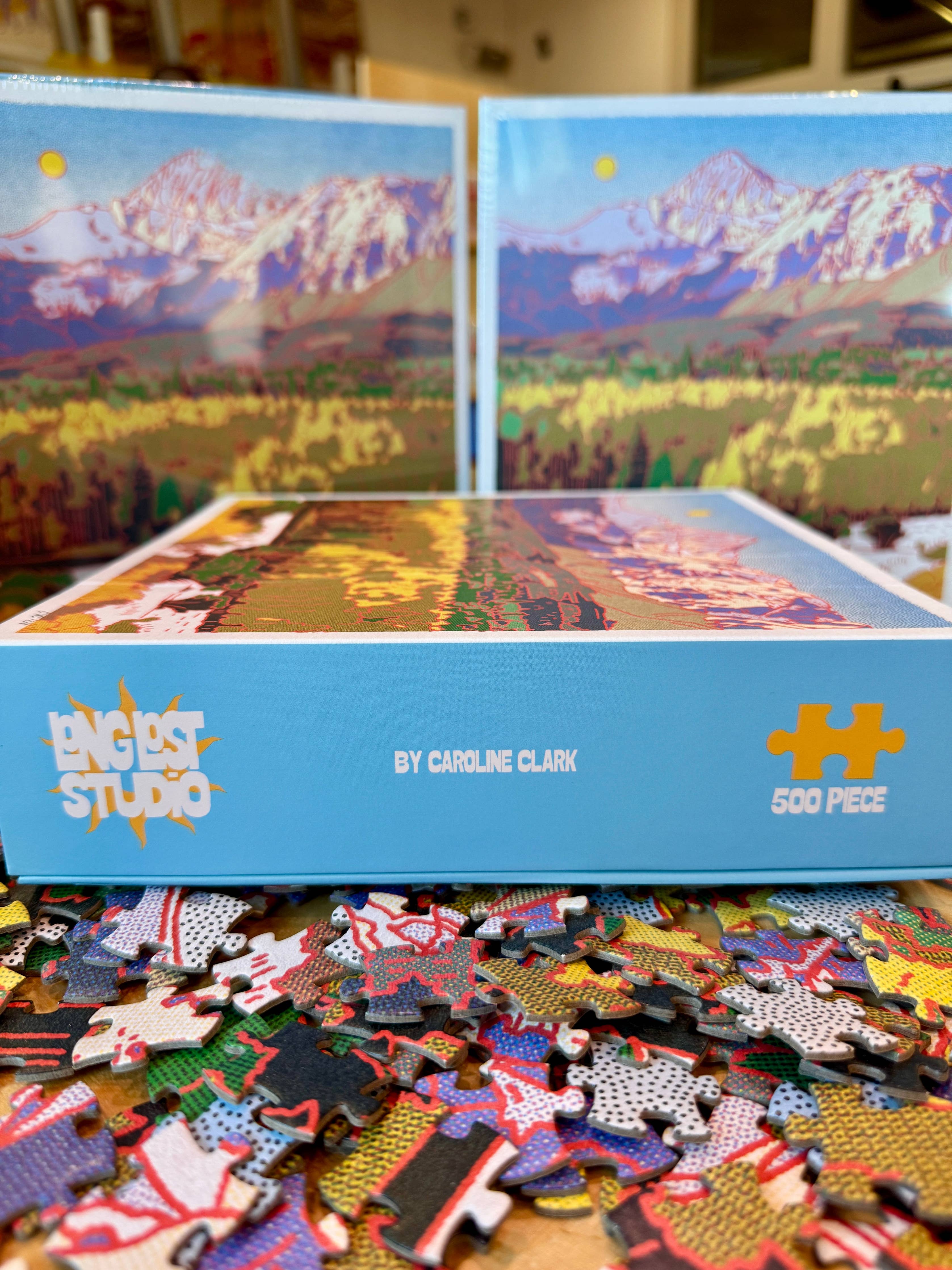 Caroline Clark - Rocky Mountain Puzzle by Caroline Clark - 0