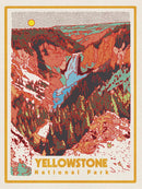 Caroline Clark - Yellowstone National Park 18"x24" Screen Print-1