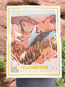 Caroline Clark - Yellowstone National Park 18"x24" Screen Print-2