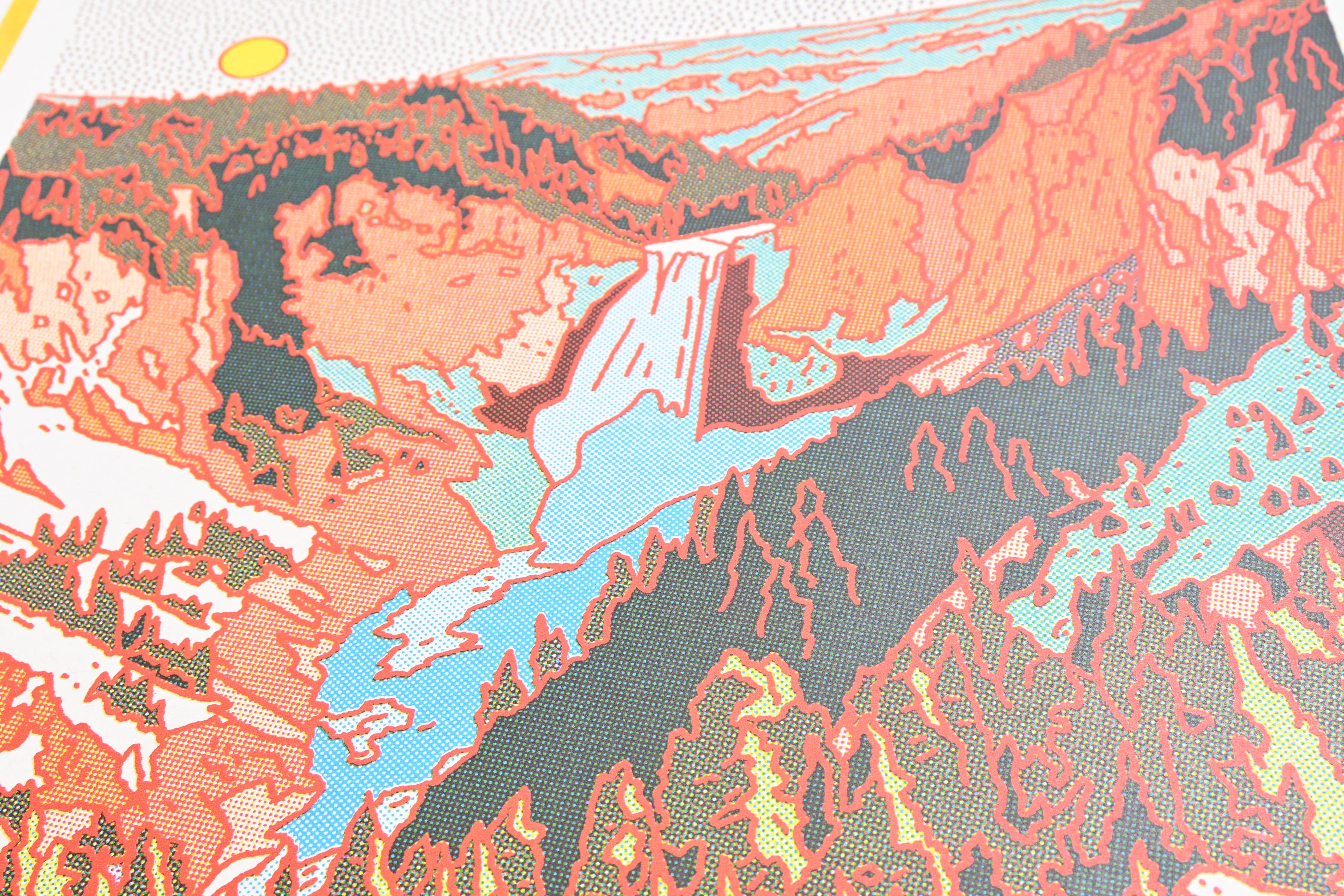 Caroline Clark - Yellowstone National Park 18"x24" Screen Print