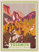 Caroline Clark - Yosemite National Park 18"x24" Screen Print-1