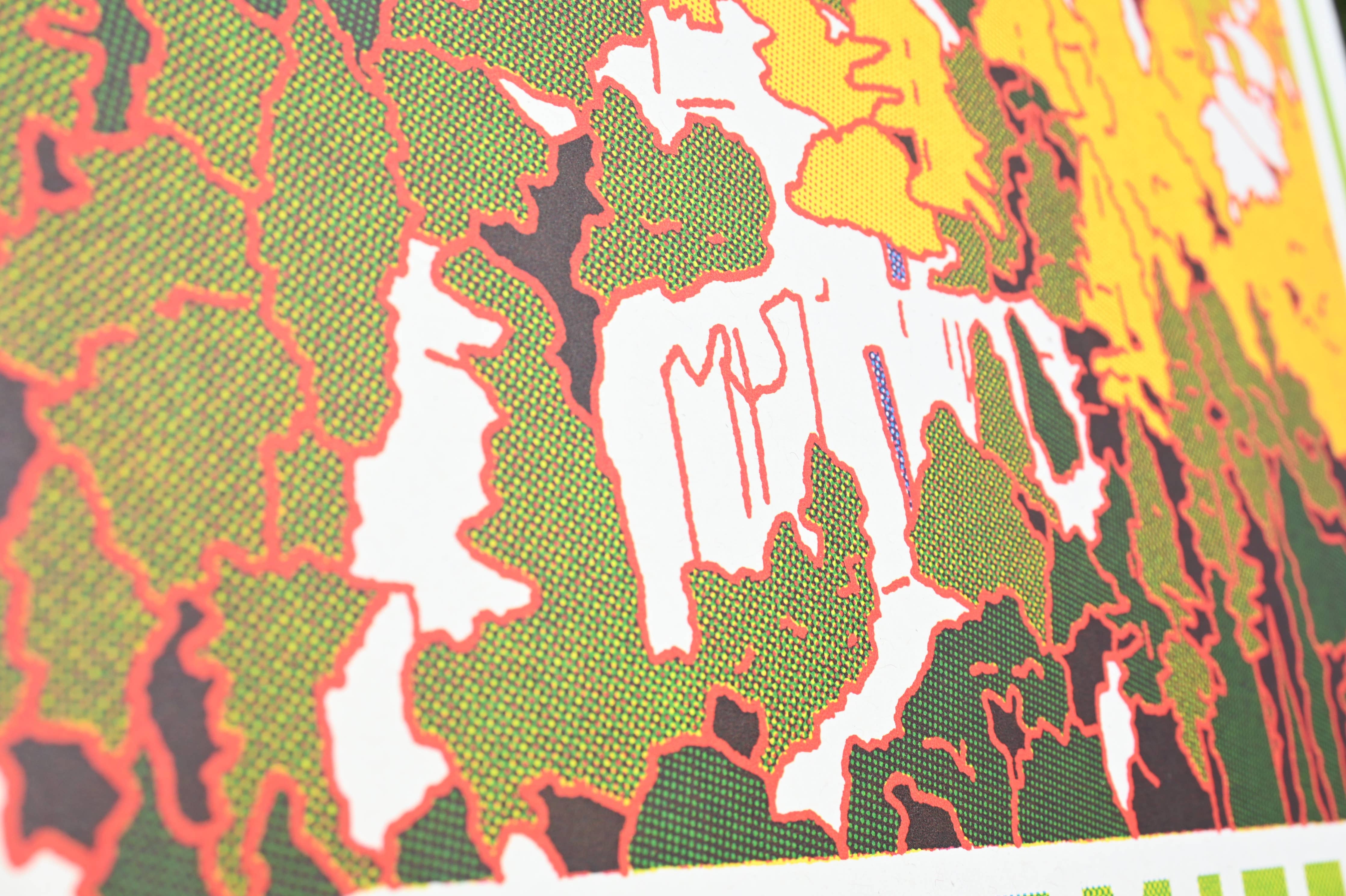 Caroline Clark - Yosemite National Park 18"x24" Screen Print