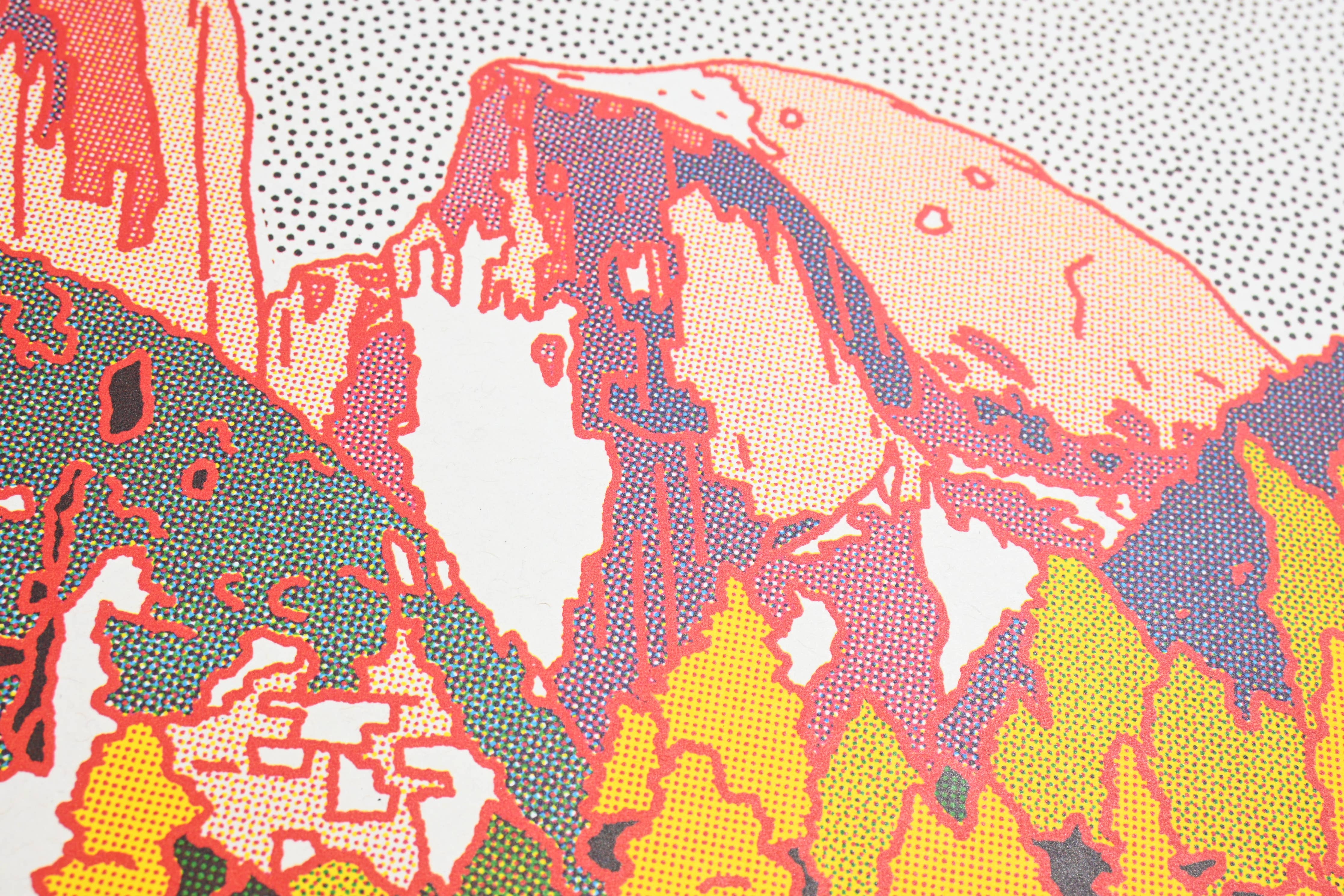 Caroline Clark - Yosemite National Park 18"x24" Screen Print