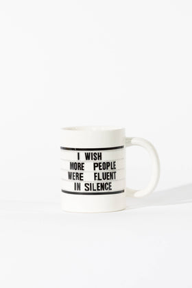 Coffee Mug 16oz - Fluent In Silence - 0