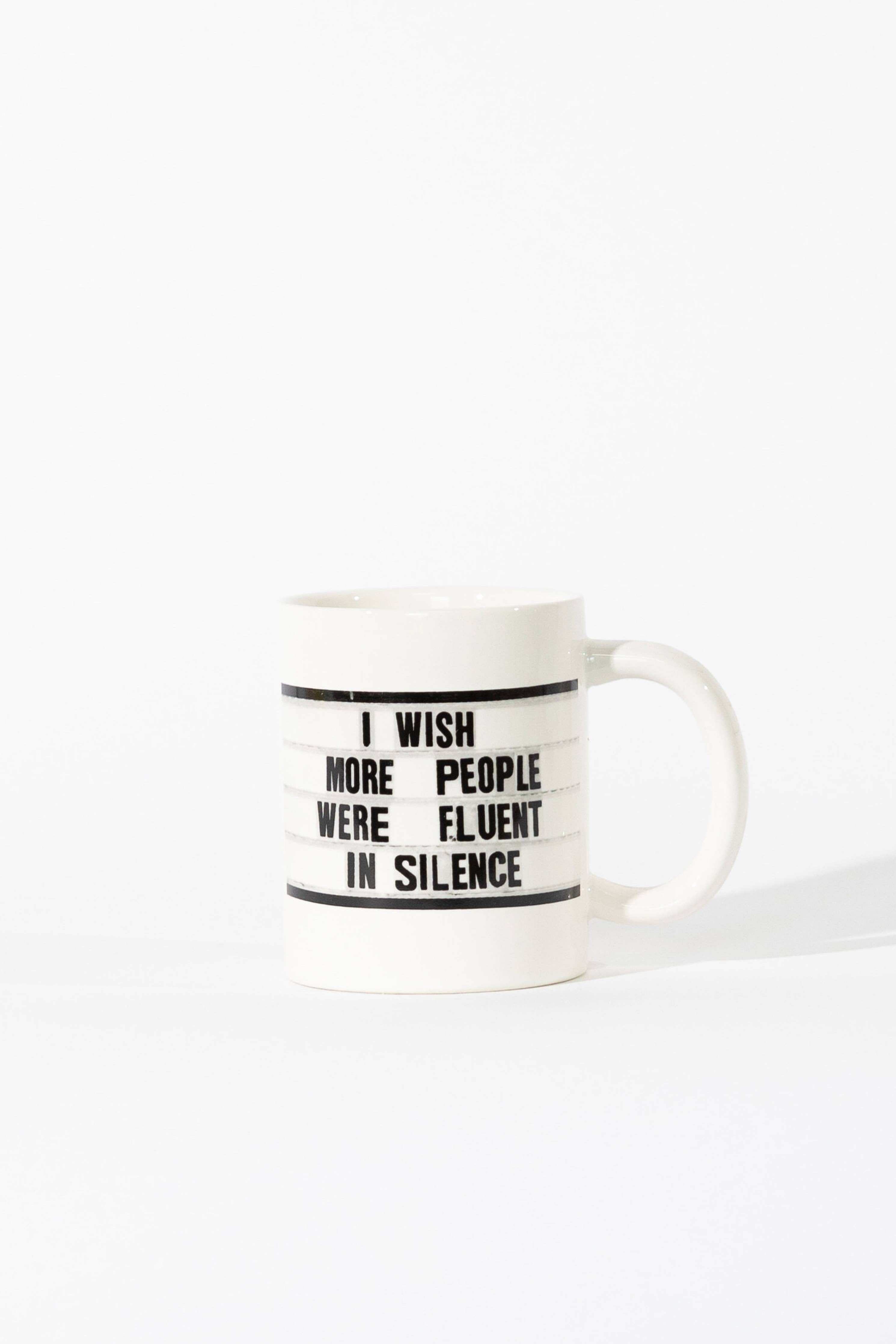 Coffee Mug 16oz - Fluent In Silence - 0
