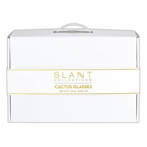 Slant Collections by Creative Brands - Cactus Glass Set