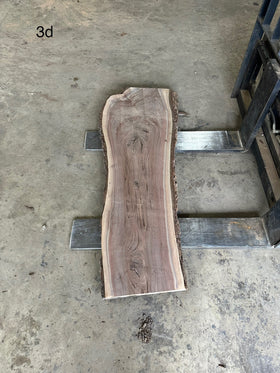 Unfinished Live Edge Walnut Slab (ULES-2900)