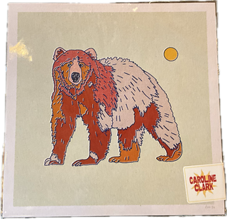 Caroline Clark - Rainbow Bear 12” x 12”