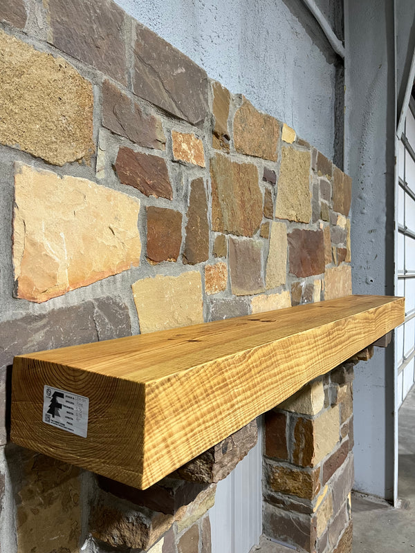 Pine Fireplace Mantel