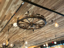 Wagon Wheel Chandelier-3