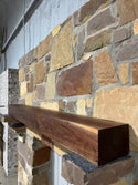 Walnut Fireplace Mantel