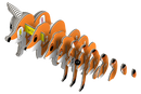 EUGY Red Fox 3D Puzzle-3