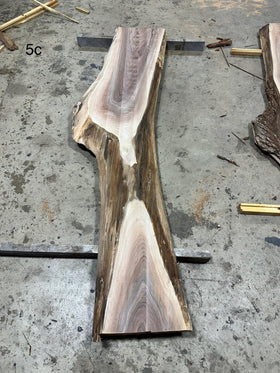 Unfinished Live Edge Walnut Slab (ULES-2903)