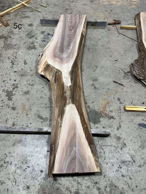Unfinished Live Edge Walnut Slab (ULES-2903)