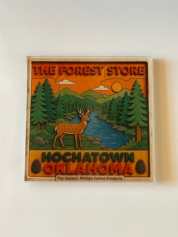 THE FOREST STORE Deer Hochatown,OK Magnet