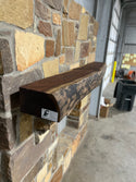 Live Edge Walnut Fireplace Mantel