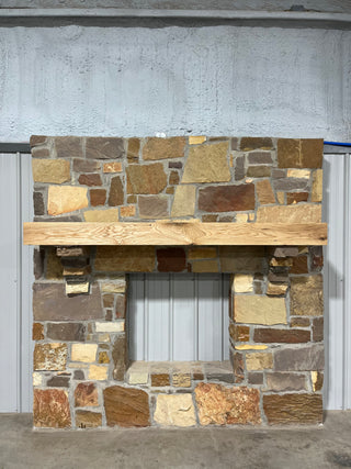 White Oak Fireplace Mantel