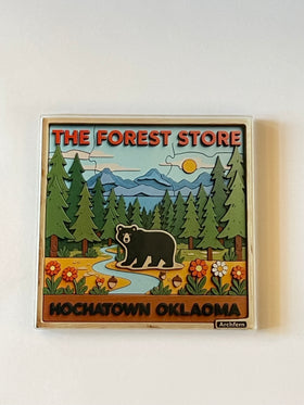 THE FOREST STORE Black Bear Hochatown,OK Magnet