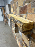 Live Edge Blue Pine Fireplace Mantel