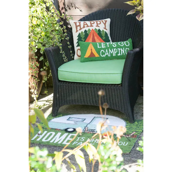 Happy Camper Hook Pillow