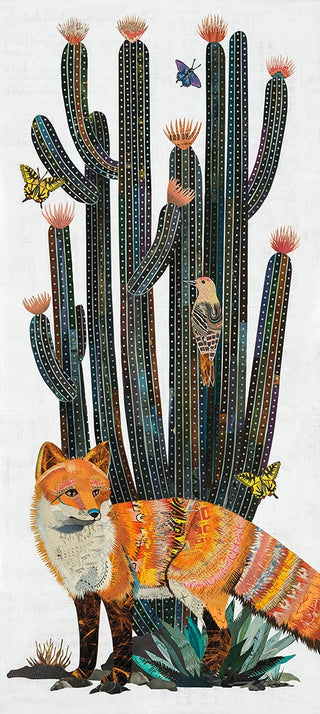 Dolan Geiman - Art Print | Desert Wall Art | Cactus Country (Fox)