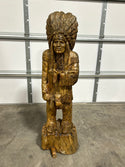 Indian Full Body with Axe and Pipe Carving